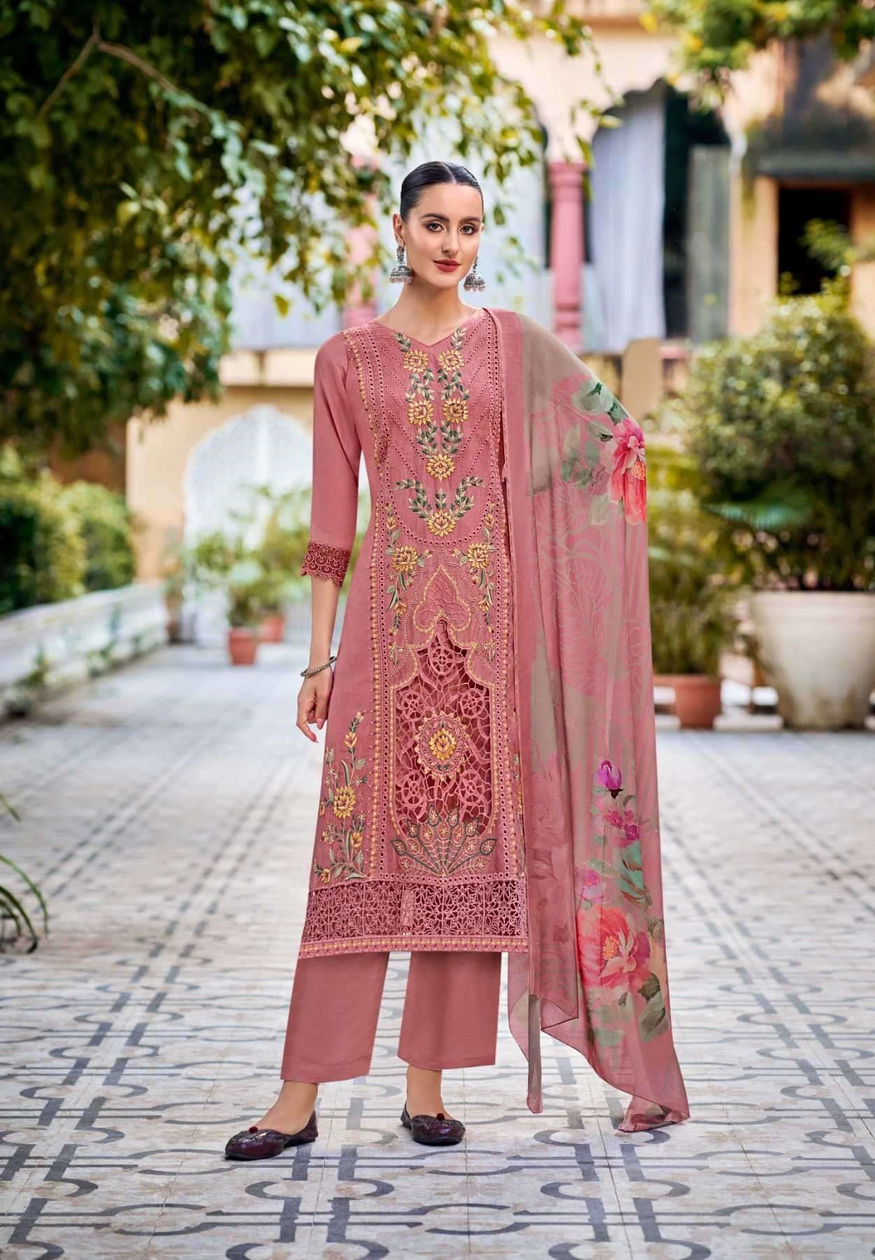 My Fashion Road Varsha Varaa Fab Gulistaan Designer Work Muslin Suit | 501 My Fashion Road Varsha Varaa Fab Gulistaan Designer Work Muslin Suit | 501