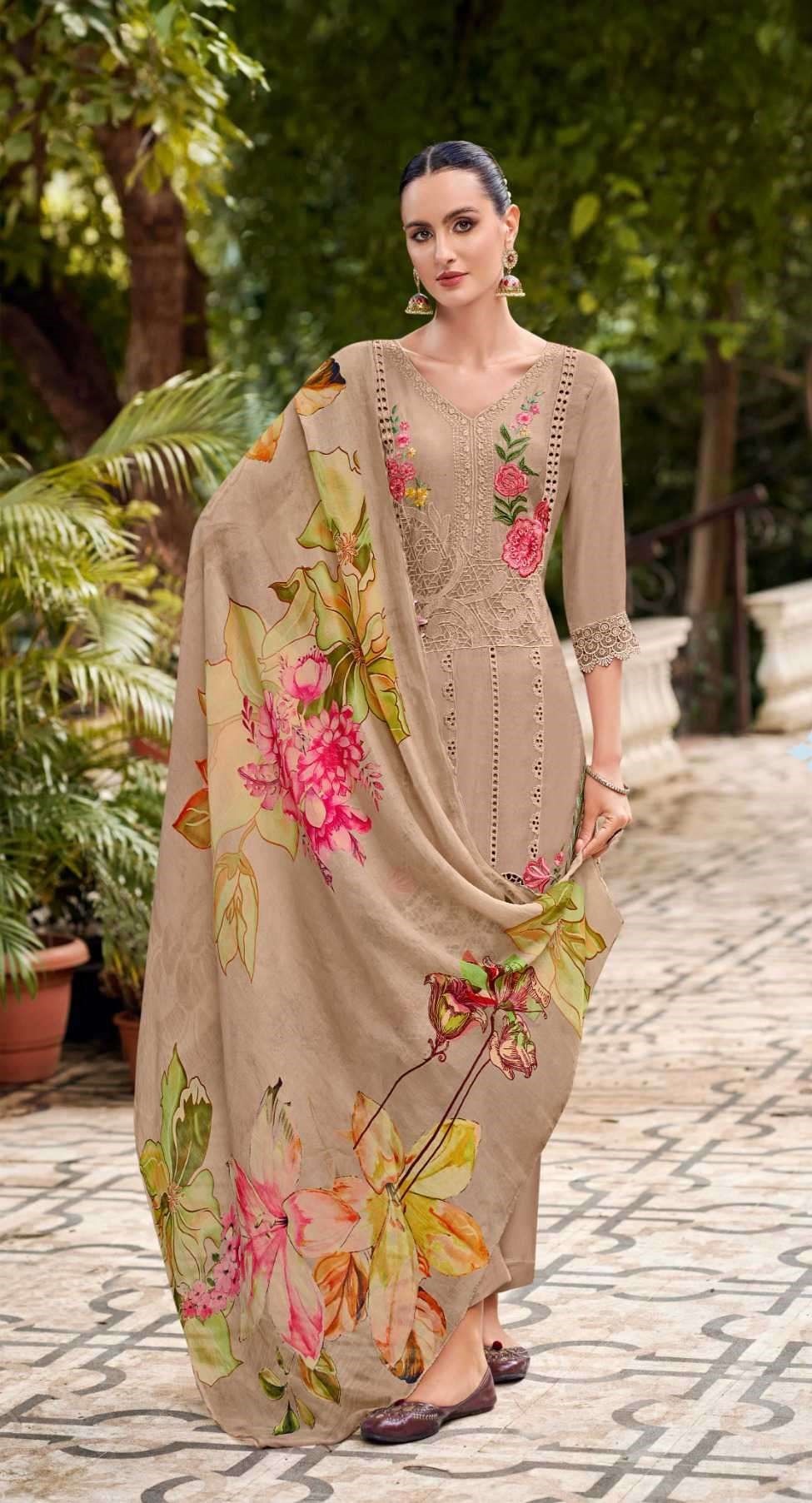 My Fashion Road Varsha Varaa Fab Gulistaan Designer Work Muslin Suit | 503 My Fashion Road Varsha Varaa Fab Gulistaan Designer Work Muslin Suit | 503