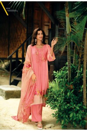 My Fashion Road Varsha Lilac Dream Fancy Muslin Ladies Suit | LD-03