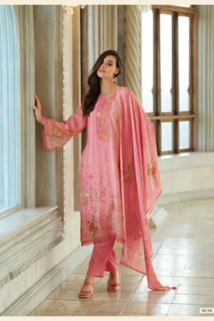 My Fashion Road Varsha Nazm Exclusive Fancy Partywear Muslin Suit | NZ-04