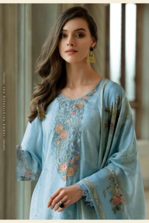 My Fashion Road Varsha Nazm Exclusive Fancy Partywear Muslin Suit | NZ-01