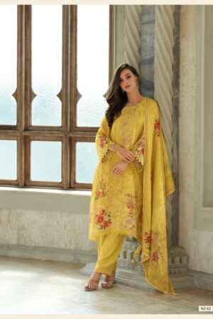 My Fashion Road Varsha Nazm Exclusive Fancy Partywear Muslin Suit | NZ-02