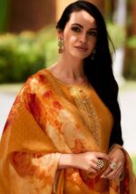 My Fashion Road Varsha Vamika Woven Pattern Muslin Suit | VM-03