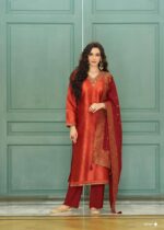 My Fashion Road Varsha Vrinda Designer Partywear Silk Suit | VD-01