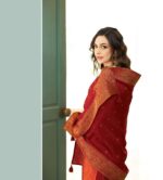 My Fashion Road Varsha Vrinda Designer Partywear Silk Suit | VD-01