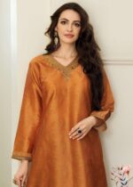My Fashion Road Varsha Vrinda Designer Partywear Silk Suit | VD-02