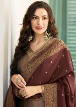 My Fashion Road Varsha Vrinda Designer Partywear Silk Suit | VD-04