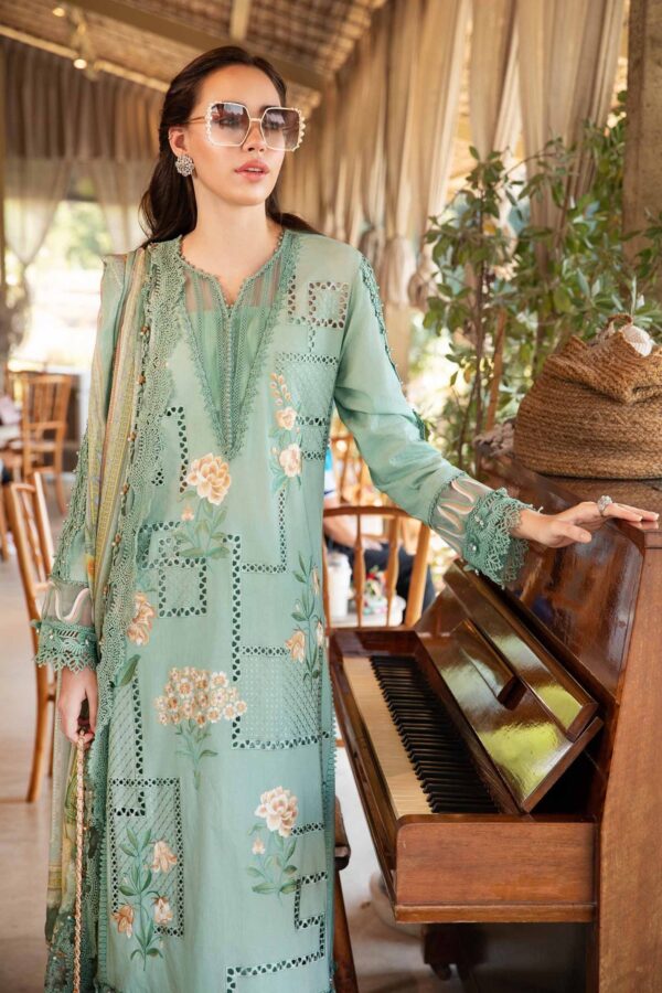 My Fashion Road MARIA B Mprints Unstitched Lawn Collection 2025 | Spring Summer | 1B