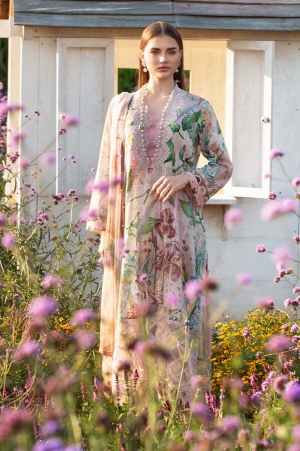 My Fashion Road MARIA B Mprints Unstitched Lawn Collection 2025 | Spring Summer | 2A