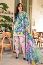 My Fashion Road MARIA B Mprints Unstitched Lawn Collection 2025 | Spring Summer | 3B My Fashion Road MARIA B Mprints Unstitched Lawn Collection 2025 | Spring Summer | 3B
