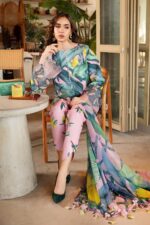 My Fashion Road MARIA B Mprints Unstitched Lawn Collection 2025 | Spring Summer | 3B My Fashion Road MARIA B Mprints Unstitched Lawn Collection 2025 | Spring Summer | 3B