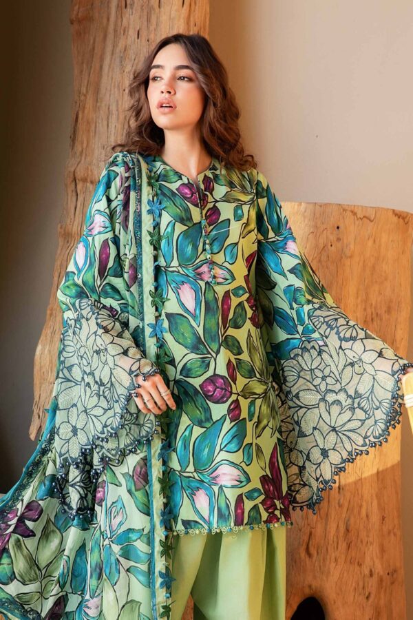 My Fashion Road MARIA B Mprints Unstitched Lawn Collection 2025 | Spring Summer | 5B