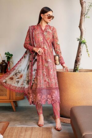 My Fashion Road MARIA B Mprints Unstitched Lawn Collection 2025 | Spring Summer | 8A