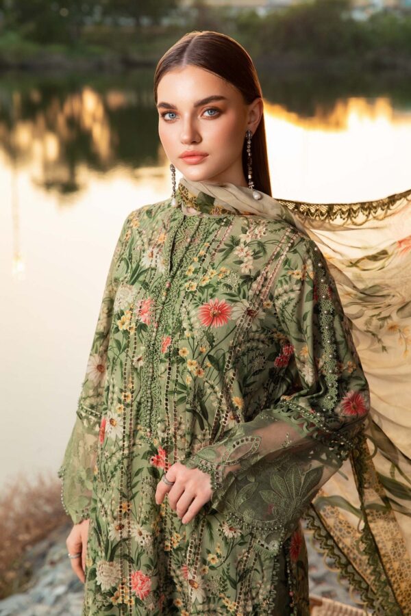 My Fashion Road MARIA B Mprints Unstitched Lawn Collection 2025 | Spring Summer | 8B