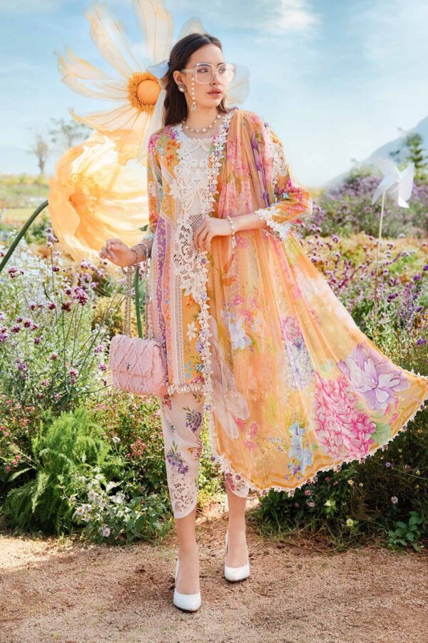 My Fashion Road MARIA B Mprints Unstitched Lawn Collection 2025 | Spring Summer | 9A
