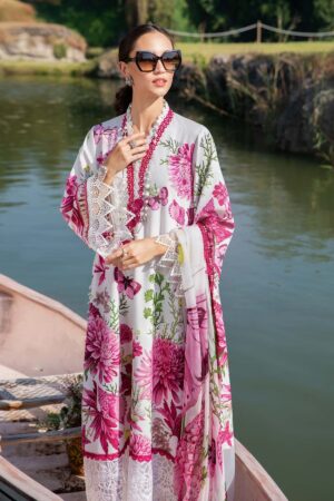 My Fashion Road MARIA B Mprints Unstitched Lawn Collection 2025 | Spring Summer | 10A