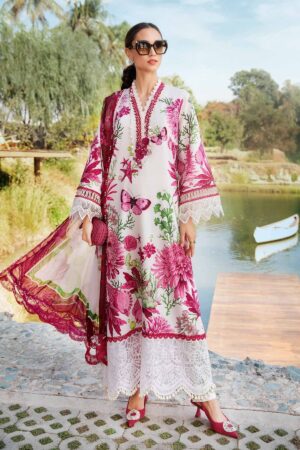 My Fashion Road MARIA B Mprints Unstitched Lawn Collection 2025 | Spring Summer | 10A