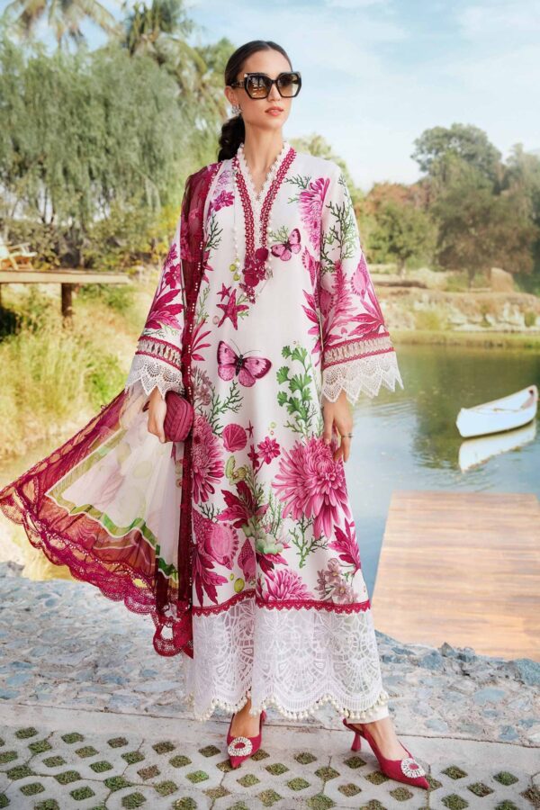 My Fashion Road MARIA B Mprints Unstitched Lawn Collection 2025 | Spring Summer | 10A