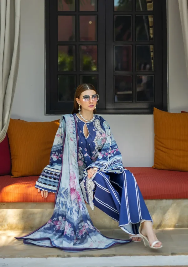 My Fashion Road Elaf Signature Latest Collection Lawn 2025 | ETS-06A