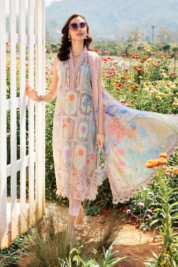 My Fashion Road MARIA B Mprints Unstitched Lawn Collection 2025 | Spring Summer | 11A