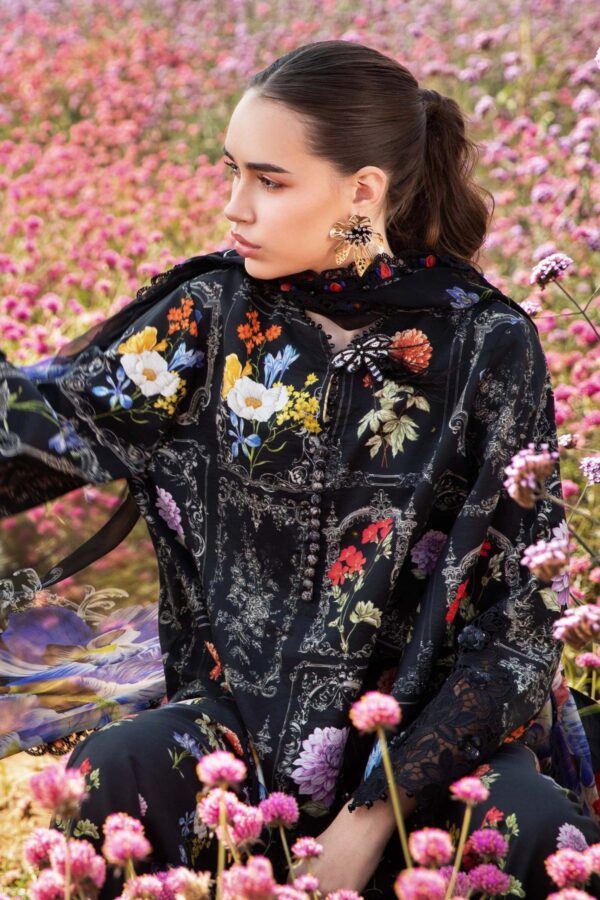 My Fashion Road MARIA B Mprints Unstitched Lawn Collection 2025 | Spring Summer | 11B