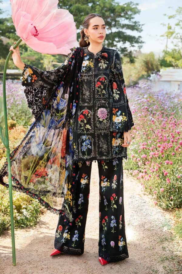 My Fashion Road MARIA B Mprints Unstitched Lawn Collection 2025 | Spring Summer | 11B