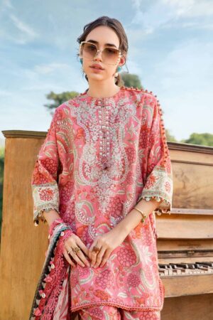 My Fashion Road MARIA B Mprints Unstitched Lawn Collection 2025 | Spring Summer | 13A