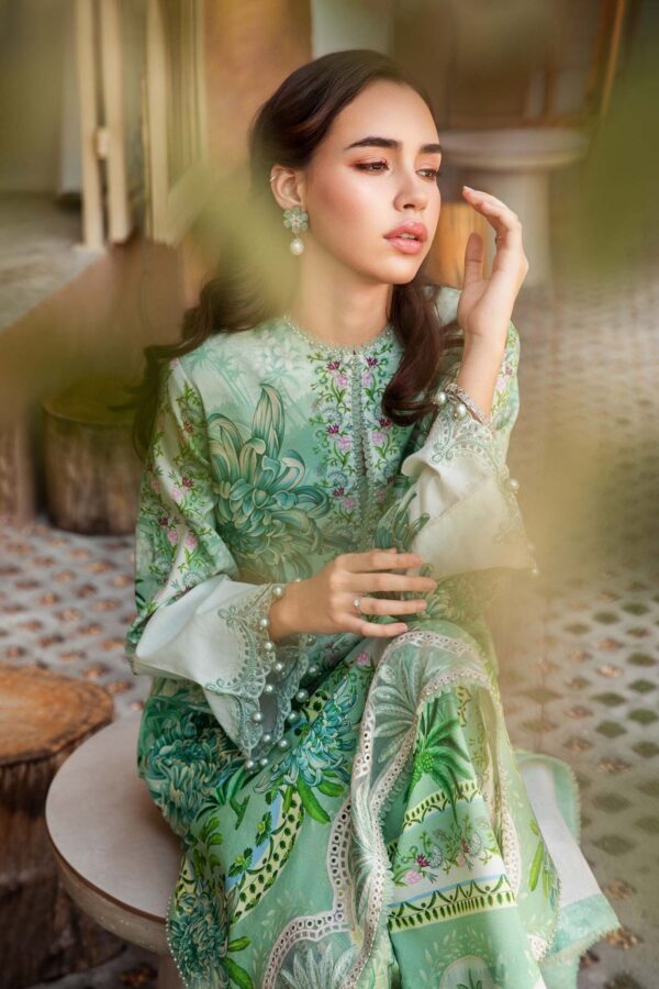 My Fashion Road MARIA B Mprints Unstitched Lawn Collection 2025 | Spring Summer | 14A