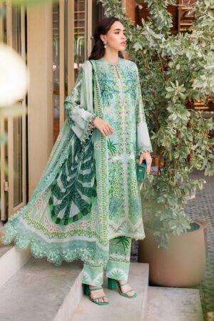 My Fashion Road MARIA B Mprints Unstitched Lawn Collection 2025 | Spring Summer | 14A