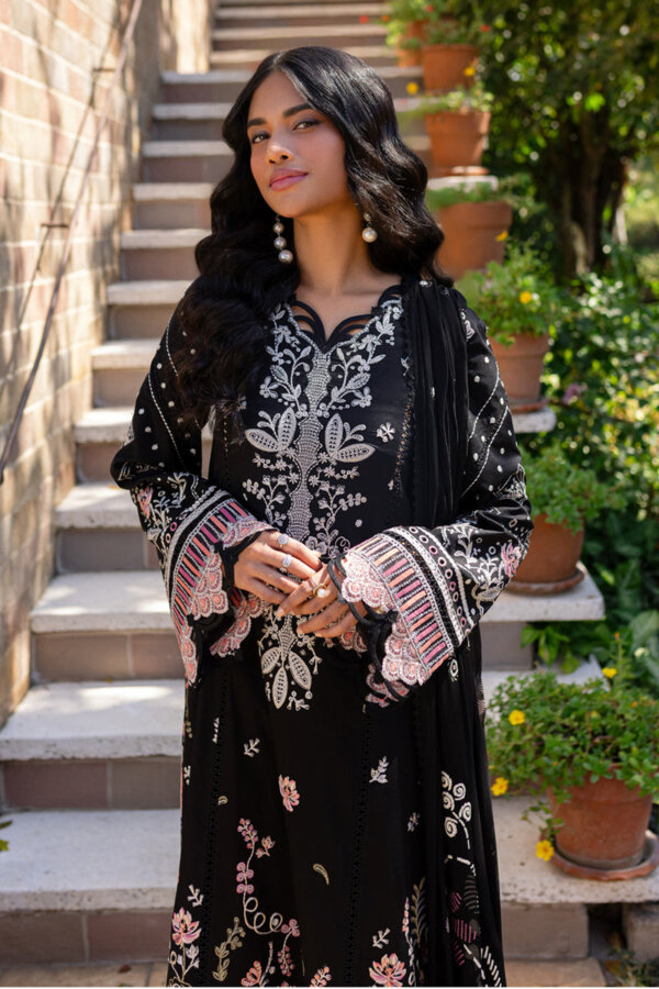 My Fashion Road Qalamkar Qline Unstitched Lawn Collection 2025 | QM-04