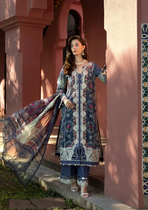 My Fashion Road Elaf Signature Latest Collection Lawn 2025 | ETS-04A