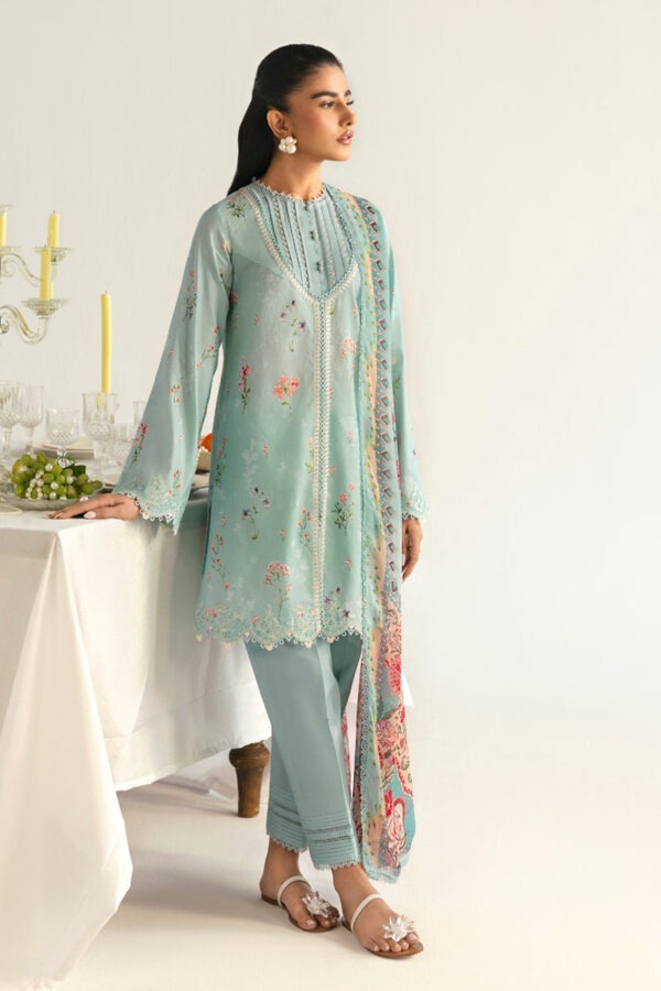 My Fashion Road Qalamkar QPrints Unstitched Printed Lawn Collection 2025 | 08B