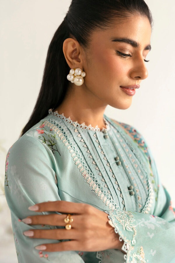 My Fashion Road Qalamkar QPrints Unstitched Printed Lawn Collection 2025 | 08B