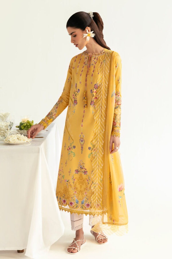 My Fashion Road Qalamkar QPrints Unstitched Printed Lawn Collection 2025 | 03B