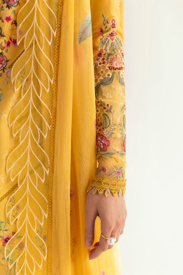 My Fashion Road Qalamkar QPrints Unstitched Printed Lawn Collection 2025 | 03B