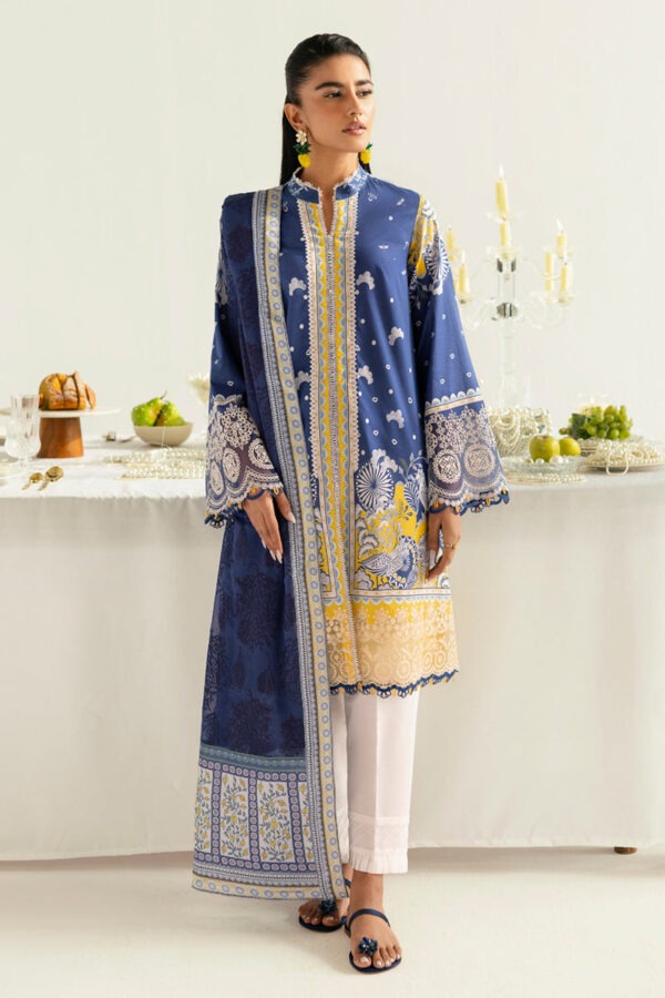 My Fashion Road Qalamkar QPrints Unstitched Printed Lawn Collection 2025 | 02A