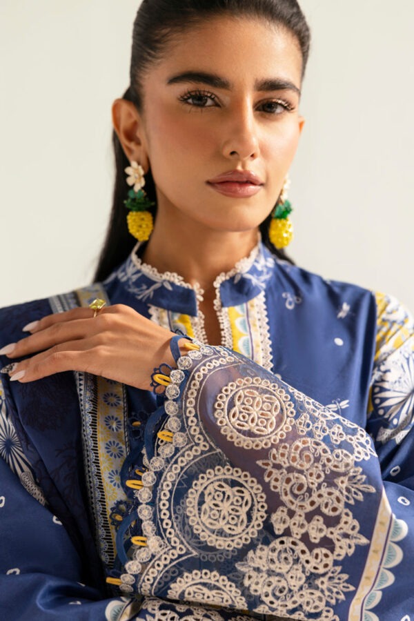 My Fashion Road Qalamkar QPrints Unstitched Printed Lawn Collection 2025 | 02A