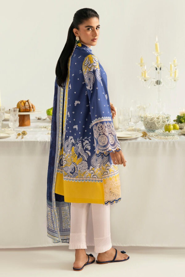 My Fashion Road Qalamkar QPrints Unstitched Printed Lawn Collection 2025 | 02A