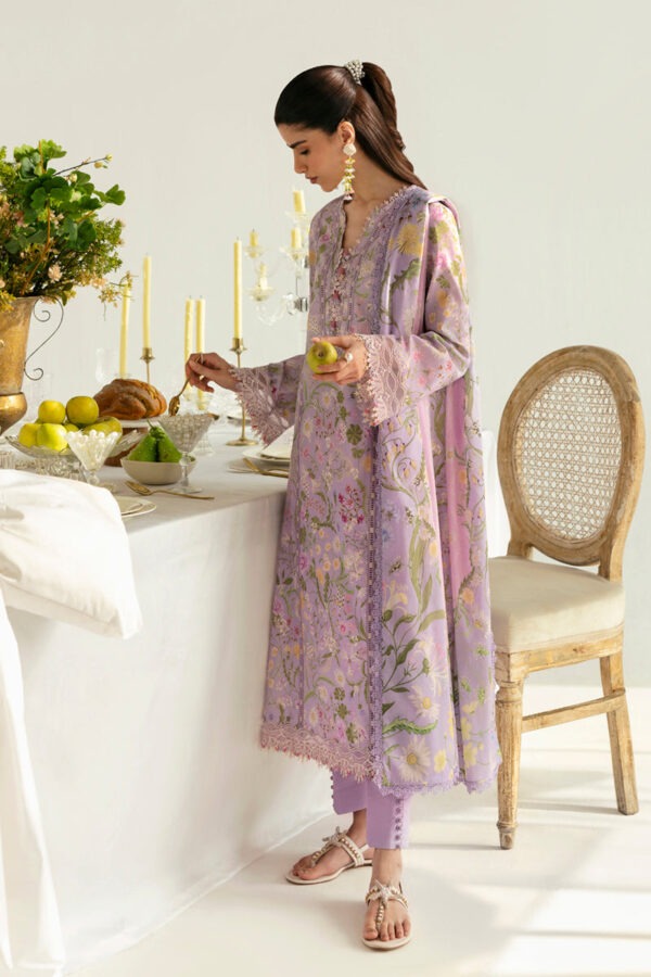 My Fashion Road Qalamkar QPrints Unstitched Printed Lawn Collection 2025 | 04A