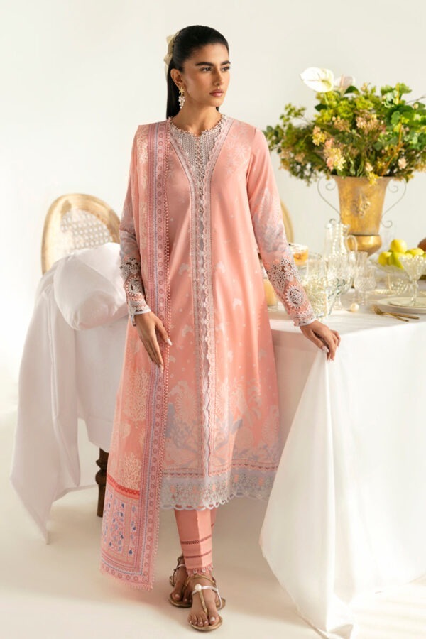 My Fashion Road Qalamkar QPrints Unstitched Printed Lawn Collection 2025 | 02B