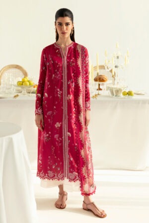 My Fashion Road Qalamkar QPrints Unstitched Printed Lawn Collection 2025 | 08A