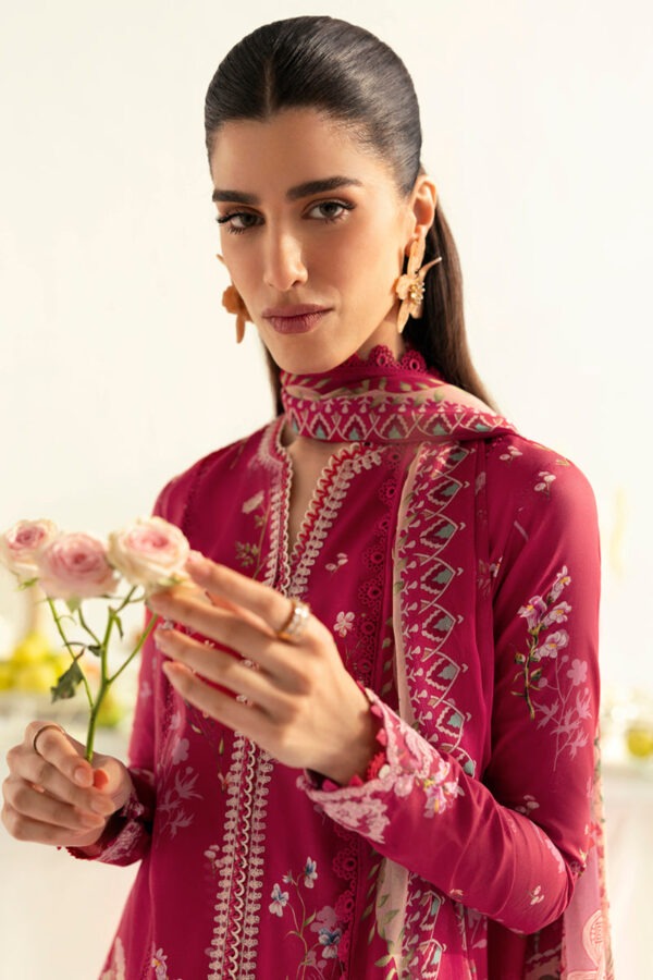 My Fashion Road Qalamkar QPrints Unstitched Printed Lawn Collection 2025 | 08A