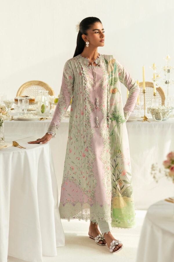 My Fashion Road Qalamkar QPrints Unstitched Printed Lawn Collection 2025 | 07A