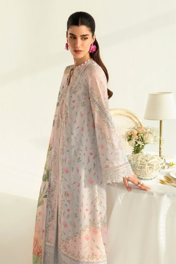 My Fashion Road Qalamkar QPrints Unstitched Printed Lawn Collection 2025 | 07B