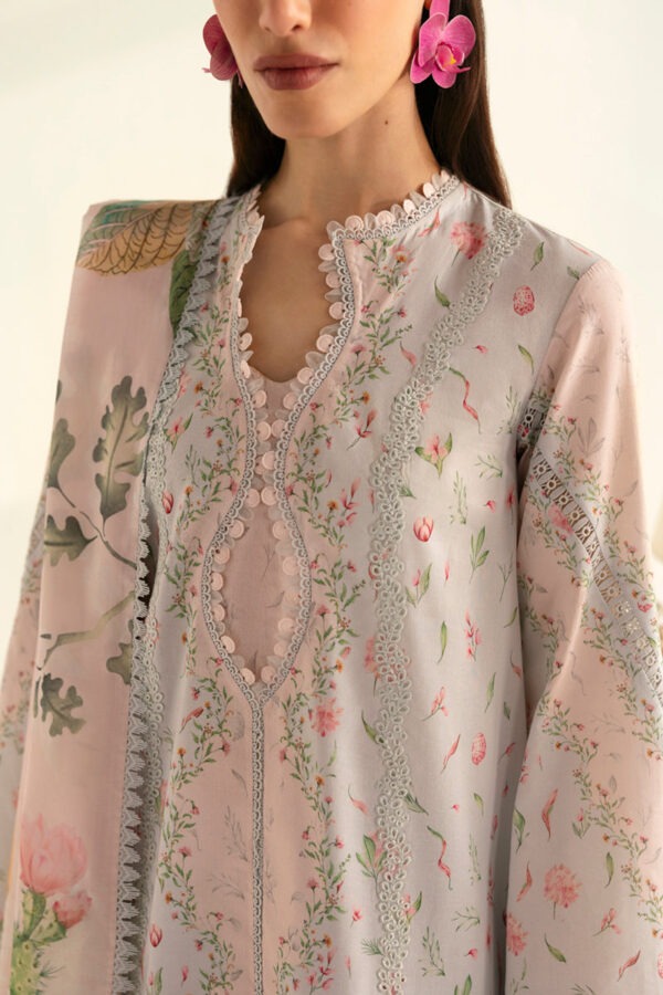 My Fashion Road Qalamkar QPrints Unstitched Printed Lawn Collection 2025 | 07B