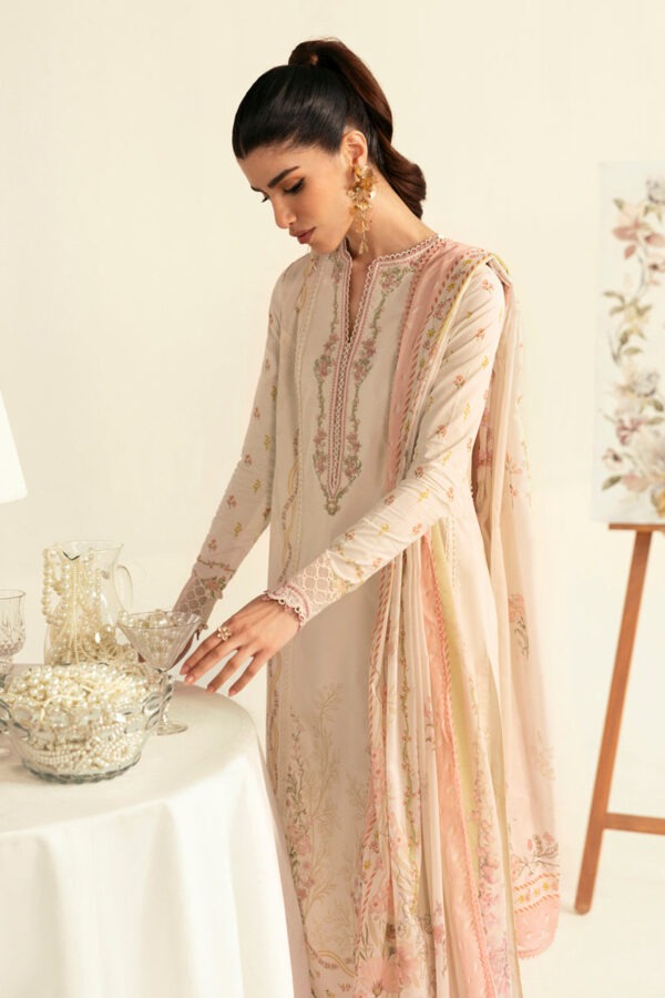 My Fashion Road Qalamkar QPrints Unstitched Printed Lawn Collection 2025 | 01A