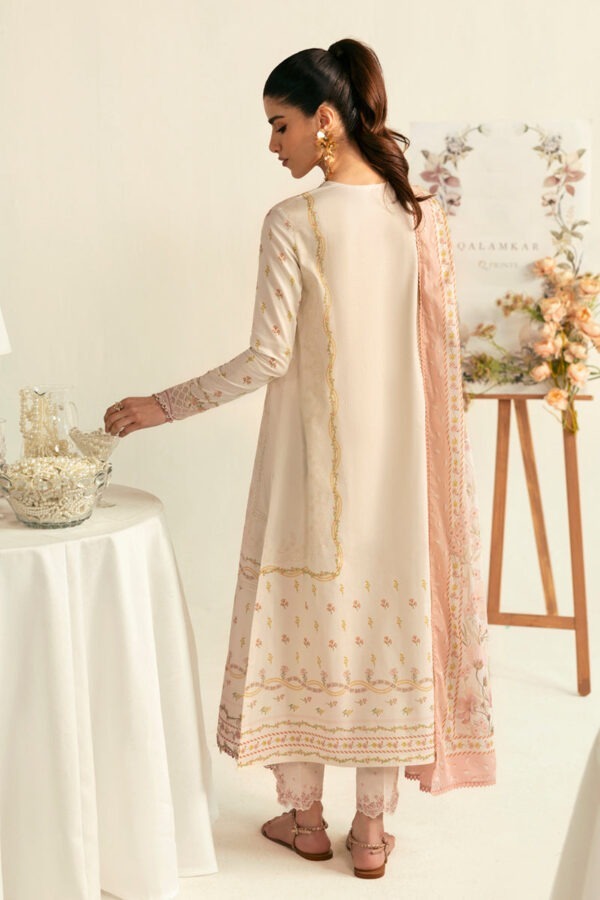 My Fashion Road Qalamkar QPrints Unstitched Printed Lawn Collection 2025 | 01A