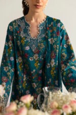 My Fashion Road Qalamkar QPrints Unstitched Printed Lawn Collection 2025 | 10A