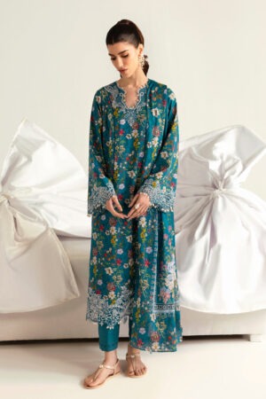 My Fashion Road Qalamkar QPrints Unstitched Printed Lawn Collection 2025 | 10A