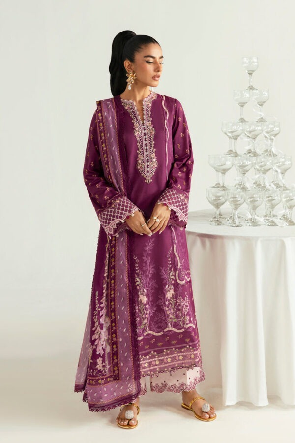 My Fashion Road Qalamkar QPrints Unstitched Printed Lawn Collection 2025 | 01B